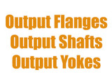 Output Flanges, Yokes & Shafts 1980-1987 NP208D